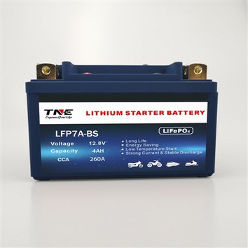 LFP7A-BS 12V 4Ah 260CCA Lithium LiFePO4 Motorcycle Battery