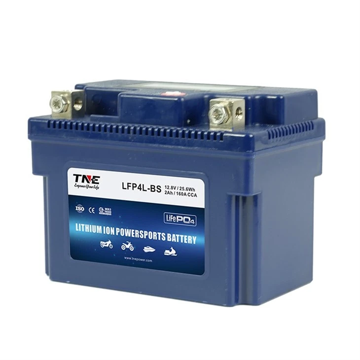 Lithium 12V 2AH 160CCA LiFePO4 Motorcycle Battery To Replace YTX4L-BS