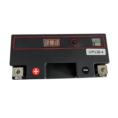 LFP 12.8V 9Ah 540CCA LiFePO4 Powersports Battery With LCD Voltage Meter