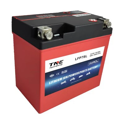 Rechargeable 12V 6Ah LiFePO4 Motorbike Battery With 360A CCA